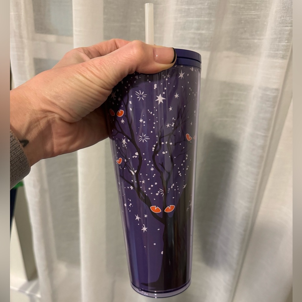 Starbucks Tumbler - Halloween Glow In The Dark design - NWOT
